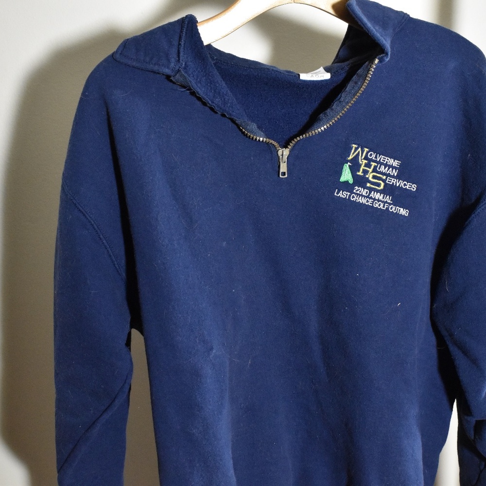 Vintage sweatshirt and raincoat